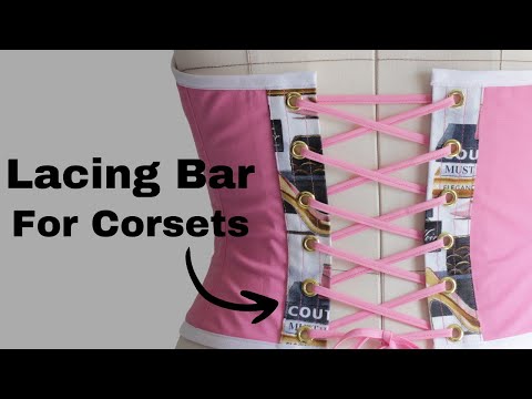 Видео: 7 СПОСОБОВ, КАК ПРИШИТЬ ШНУРОВКУ С ЛЮВЕРСАМИ ДЛЯ КОРСЕТОВ/БЮСТЬЕ (ПОДРОБНОЕ ВИДЕО)