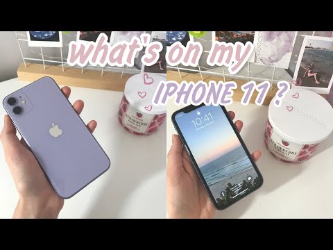 Видео: ЧТО В МОЕМ ТЕЛЕФОНЕ ? / what's on my iphone 11