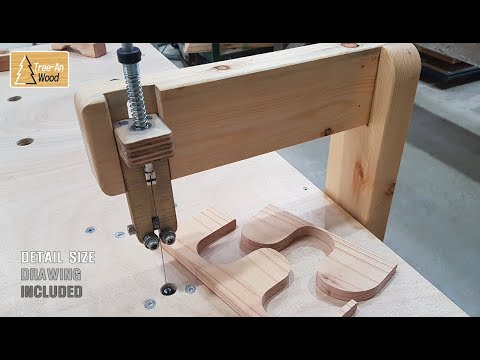 Видео: 2 in 1 Scroll Saw & Jigsaw Table // Спиральная пила и стол для лобзика 2 в 1