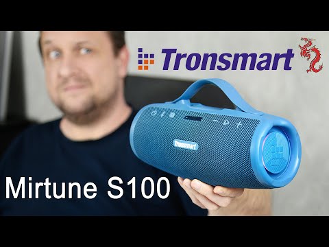 Видео: 50W мощности в компактном корпусе // Tronsmart Mirtune S100