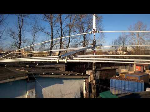 Видео: Установка поворотного устройства на мачту.