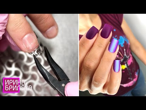 Видео: Как ЛЕГКО и ПРОСТО выполнить вертикальный градиент 😍 Наращивание ногтей 😍 Маникюр 😍 Ирина Брилёва