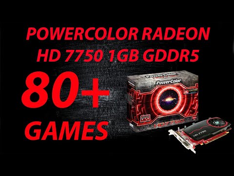 Видео: Powercolor Radeon HD 7750 1Gb GDDR5 родом из 2012 года. Давайте посмотрим на что способна в 2022!