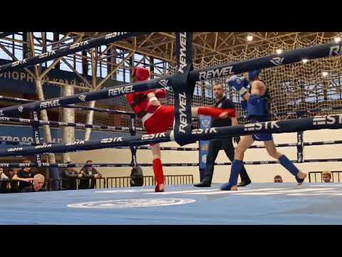 Видео: 2025.10.31 Ткаченко Ярослав - Жолобов Степан (57 кг. 14-15 лет) первенство области по муайтай