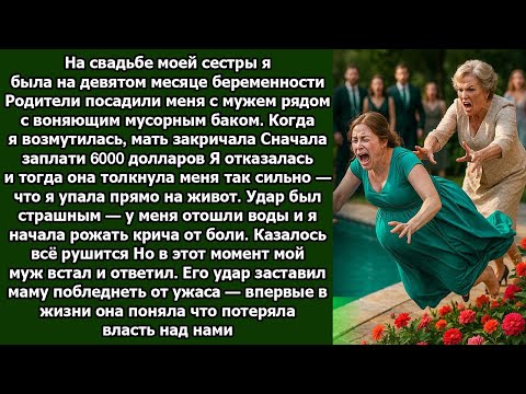 Видео: Мама толкнула меня на свадьбе сестры, когда я была на девятом месяце беременности… Но то, что произо