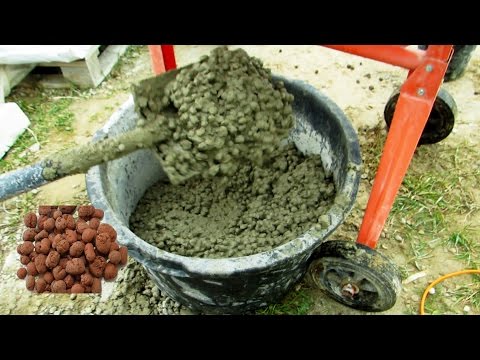 Видео: Приготовление керамзитобетона