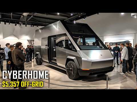 Видео: Это просто потрясающе! Прототип автодома Tesla Илона Маска за 5357 долларов наконец-то ЗДЕСЬ!!!