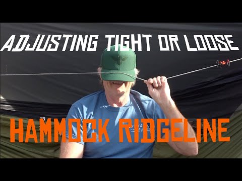 Видео: Регулировка натянутой или ослабленной линии гамака