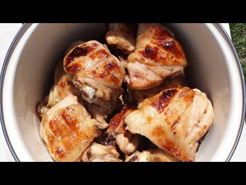 Видео: Такой куриный шашлык получается очень сочный и очень вкусный! Шашлык из курицы с уксусом и луком