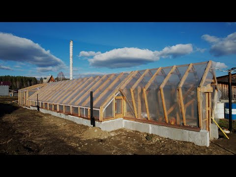 Видео: ПОДЗЕМНАЯ ТЕПЛИЦА В СИБИРИ !ФИНАЛ СТРОЙКИ!