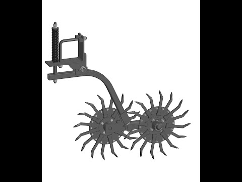 Видео: Рабочий орган бороны мотыги ротационной (БМР) от Завода Автотехнологий