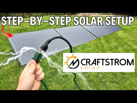 Видео: Набор для установки солнечных батарей Viral Craftstrom Plug & Play — полная распаковка + пошагова...