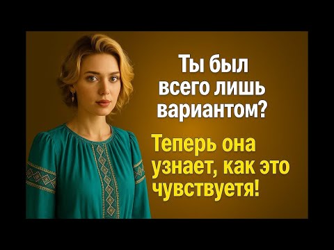 Видео: Она считала тебя вариантом  Теперь она узнает, что это значит!   Стоическая месть