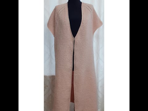 Видео: КАРДИГАН КРЮЧКОМ РОСТОК ПОДРЕЗЫ  МК