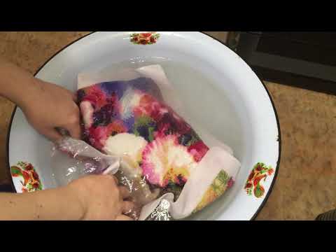 Видео: Как стирать китайскую вышивку? DIY