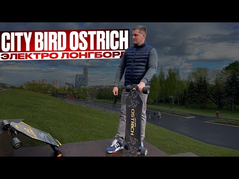 Видео: Электролонгборд City Bird Ostrich