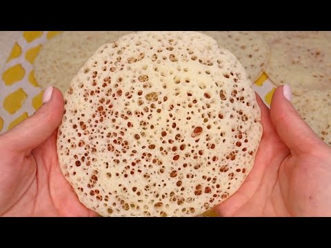 Видео: МАНКА, МУКА И ВОДА - БЛИНЫ - ВОЗДУШНЫЕ И НЕЖНЫЕ КАК ОБЛАКО – багрир – Марокканские блинчики