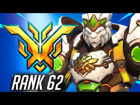 Видео: LHCloudy представляет БЕЗУМНОГО Райнхардта! [Overwatch 2, 19 сезон, топ-500]