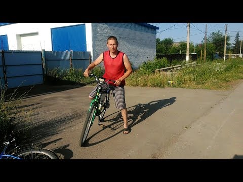 Видео: Самодельный электро-велосипед с подвесным мотором MY1018