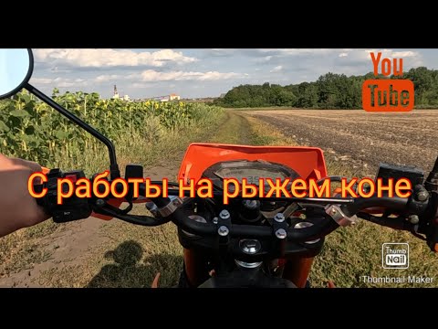 Видео: Минск х250 | с работы домой полями🏍