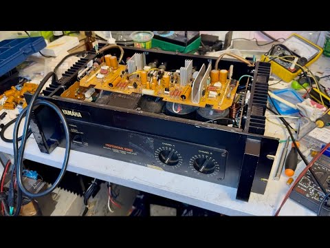 Видео: Yamaha P-2100 (8446) профилактика