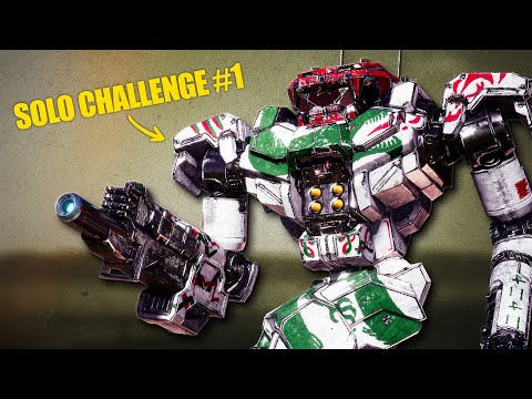 Видео: Я попробовал пройти одиночное испытание в MechWarrior (не очень получилось)