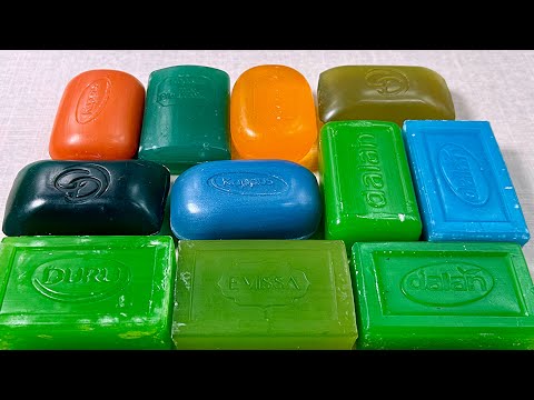 Видео: ASMR soap cutting 💚 Резка мыла АСМР