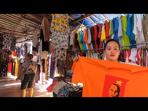 Видео: Рынок  "Чодам" в Нячанге, Въетнам.