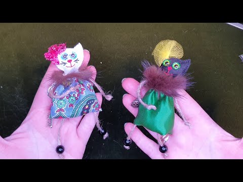 Видео: Кошка из фетра - брошь. Красиво, легко, просто, быстро! Идея для заработка. Бесплатный МК