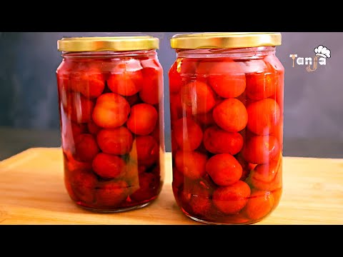 Видео: черешня консервированная в банке, без сахара! ешьте вишню зимой так же, как и летом! рецепт!