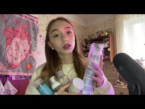 Видео: asmr уход за кожей лица перед сном ♡