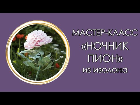 Видео: 🌸ПИОН из изолона. Часть 1 (Мастер-Класс 2020)