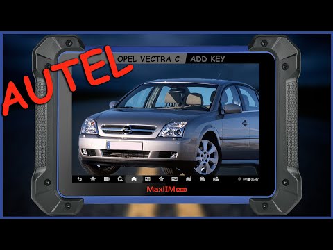 Видео: Opel Vectra C / Signum программирование ключа программатор Autel 608IM