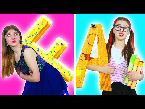 Видео: Богатая Популярная VS Бедная Ботанша || Смешные моменты