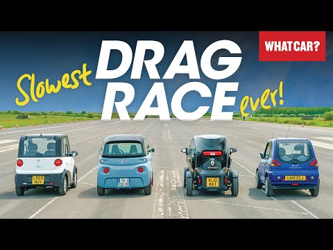 Видео: DRAG RACE: Citroen Ami против Renault Twizy и другие — битва мини-электромобилей | What Car?