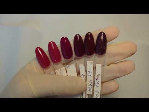 Видео: Палитра гель лаков. Подсказка для начинающих мастеров 🥰