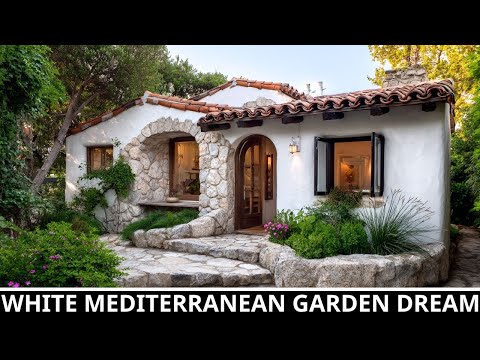 Видео: Мечта о средиземноморском доме, спрятанном в пышном саду