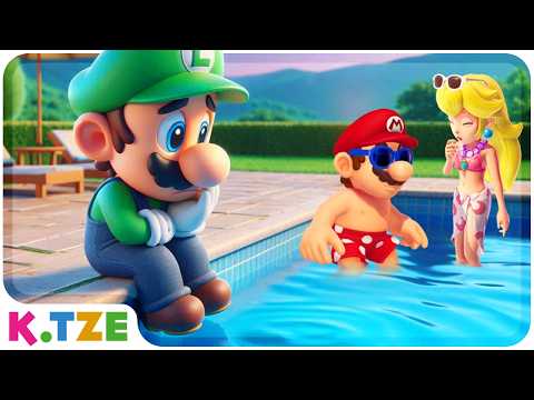 Видео: Он НЕ УМЕЕТ плавать. Никому нет дела 💦😢 История Super Mario Odyssey