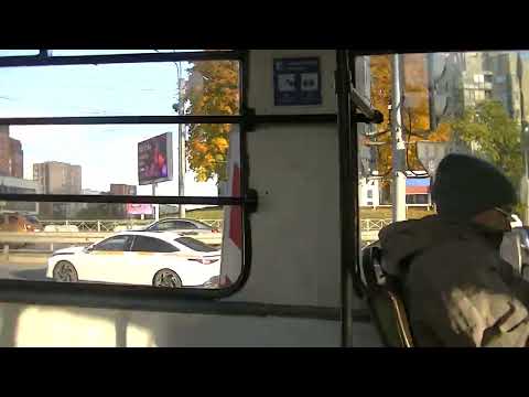 Видео: трамвай Санкт-Петербурга : ЛВС86 КМ 5068 по 9