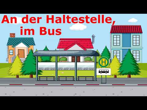Видео: На остановке, в автобусе. Немецкие фразы и слова. Deutsch mit Helene.