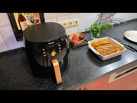 Видео: Жарим свиные ребра! Обзор на Philips Airfryer XXL Premium