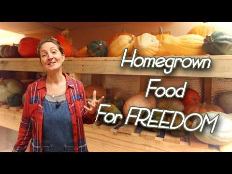 Видео: Как мы храним домашнюю еду на зиму — 80% самодостаточности круглый год!