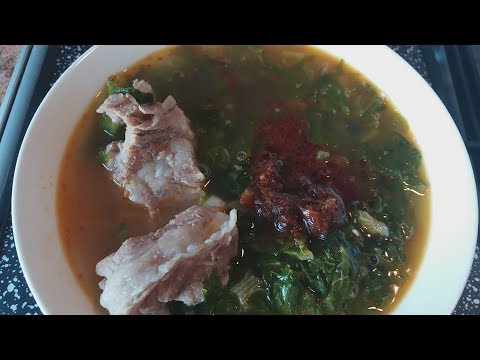 Видео: Корейский суп "Сиради Тямури"