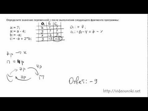 Видео: B2. Операторы присваивания и ветвления