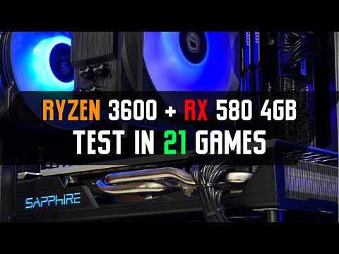 Видео: Ryzen 3600 + RX 580 4GB TEST IN 21 GAMES | Тест ПК в іграх 2024 рік Full HD | 2K