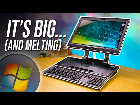 Видео: Использую БЕЗУМНЫЙ 20-дюймовый ноутбук Dell 2006 года выпуска! XPS M2010
