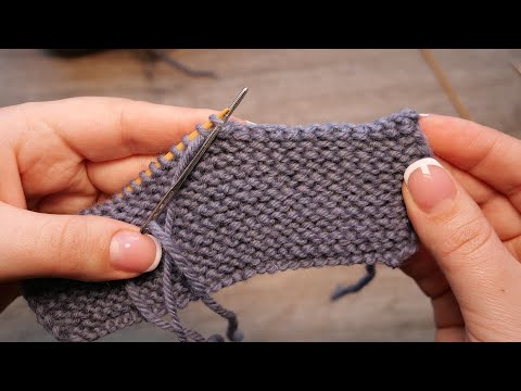 Видео: Как эластично закрыть петли - урок для начинающих 🏁 How to Elastically cast off stitches