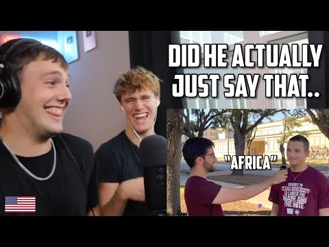 Видео: Могут ли студенты Американского университета назвать 5 стран за пределами США? (реакция)