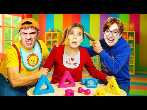Видео: ОБРАТНО В ДЕТСКИЙ САД НА 1 ДЕНЬ!