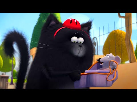 Видео: Моя кровать — 35 серия — Котёнок Шмяк — Мультик для детей про котов